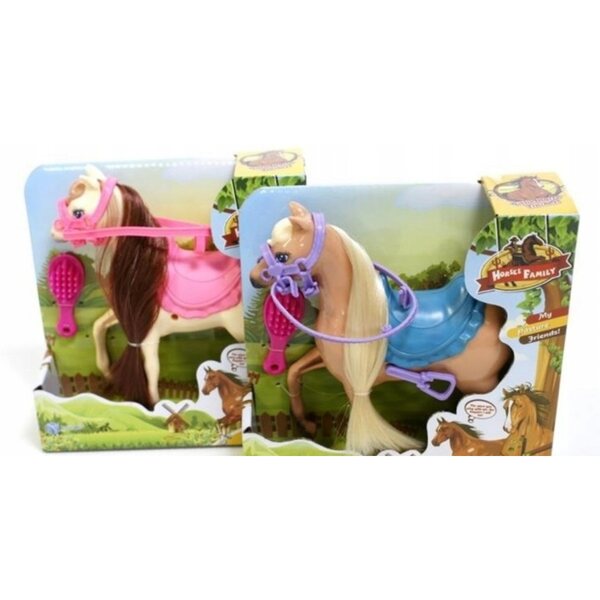 Figurka-Kaninchen mit langer Mähne für Puppen – Midex-Kunststoffspielzeug