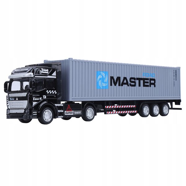Container-LKW-Spielzeugmodell aus Metall und Kunststoff, realistisch und langlebig