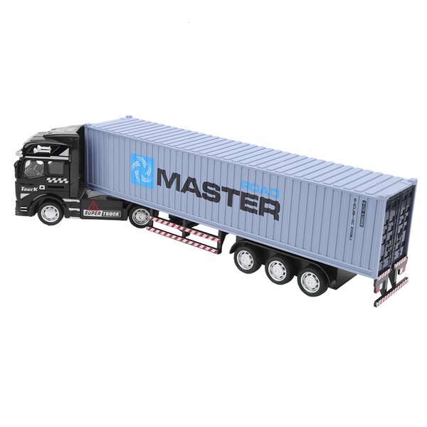 Container-LKW-Spielzeugmodell aus Metall und Kunststoff, realistisch und langlebig