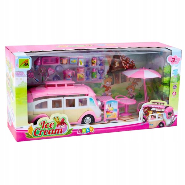 Kamper Lodziarnia Pink mit Spielzubehör für Kinder ab 3 Jahren