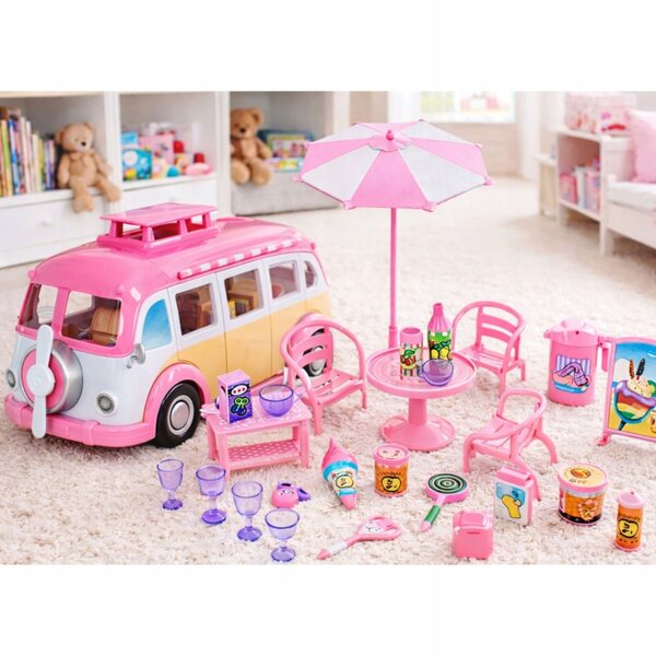 Kamper Lodziarnia Pink mit Spielzubehör für Kinder ab 3 Jahren
