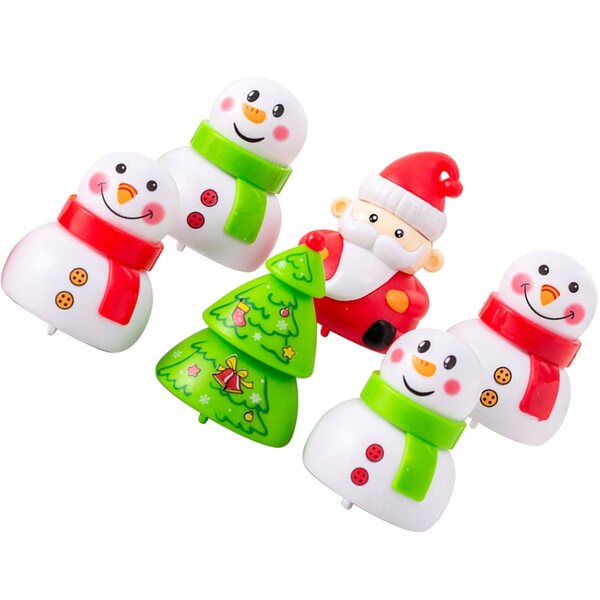 Set mit 6 aufziehbaren Mini-Weihnachtsautos für Kinder – sicheres und langlebiges Spielzeug