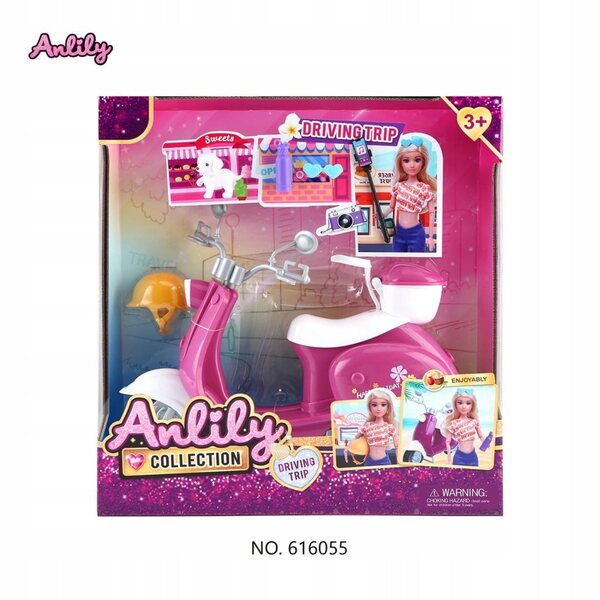 RAMIZ Puppenroller mit Zubehör – sicheres Set für Kinder ab 3 Jahren