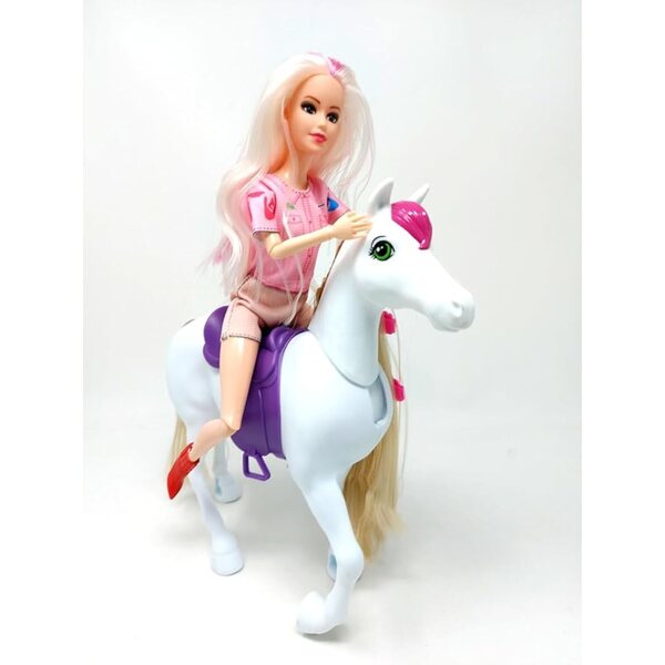 Puppenspielzeugset mit Pferd und Zubehör für Kinder ab 3 Jahren CE Gazelo