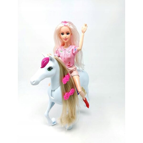 Puppenspielzeugset mit Pferd und Zubehör für Kinder ab 3 Jahren CE Gazelo