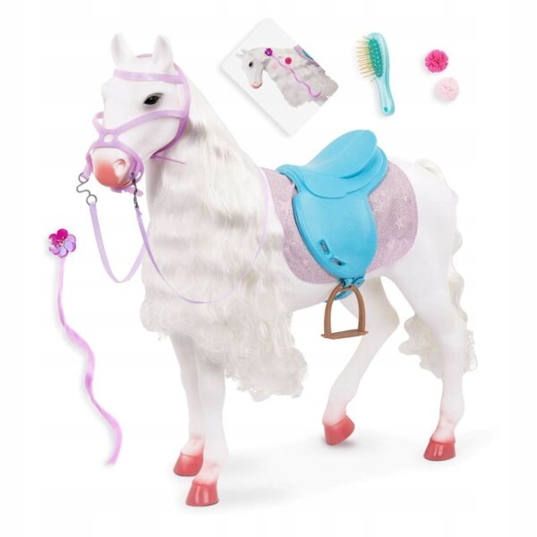 Our Generation Camarillo cavallo bianco 50 cm con accessori per pettinare