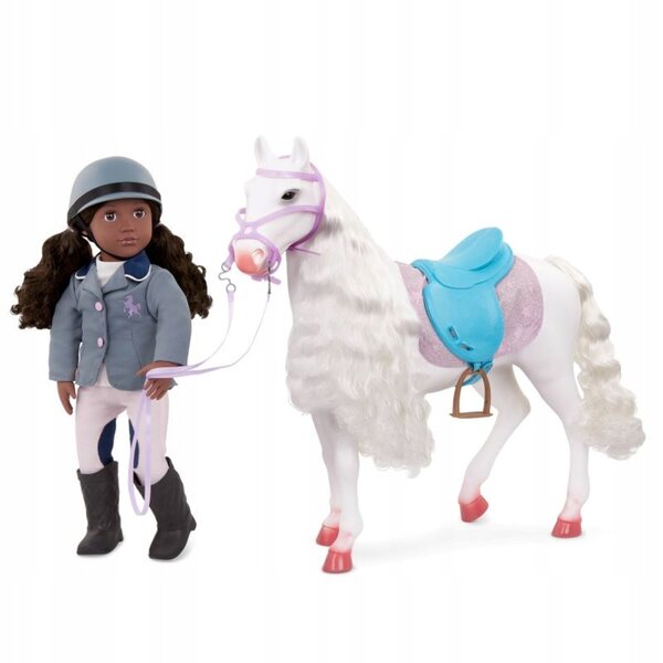 Our Generation Camarillo cavallo bianco 50 cm con accessori per pettinare