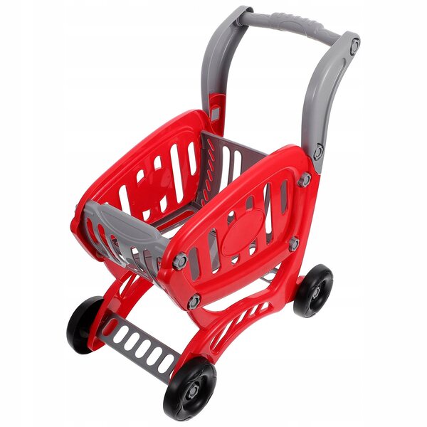 Carrello della spesa giocattolo per bambini in plastica ABS sicuro e resistente