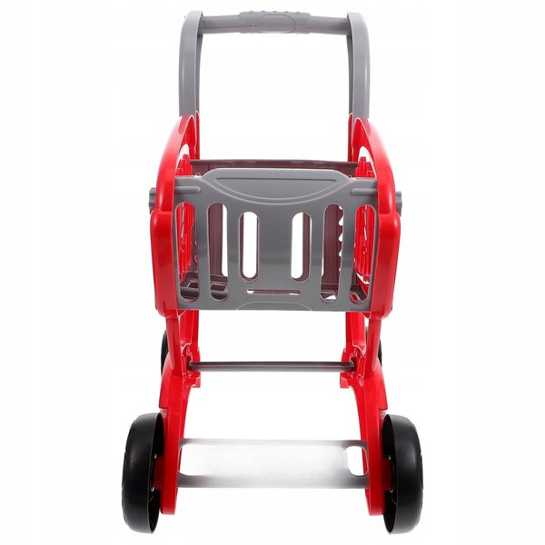 Carrello della spesa giocattolo per bambini in plastica ABS sicuro e resistente
