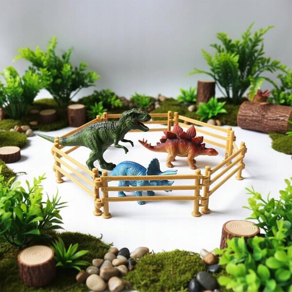 Set 60 Giocattoli Mini Recinto per Cavalli - Accessori Farm Miniatura