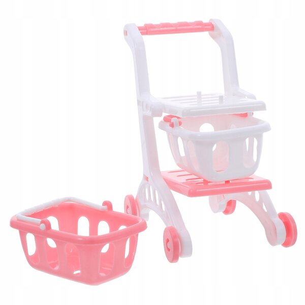 Set 8 Mini Carrelli della Spesa Giocattolo per Bambini in Vari Colori