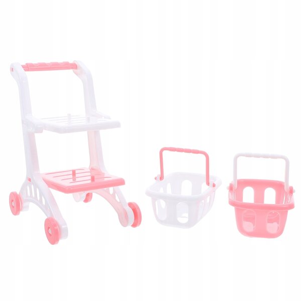 Set 8 Mini Carrelli della Spesa Giocattolo per Bambini in Vari Colori