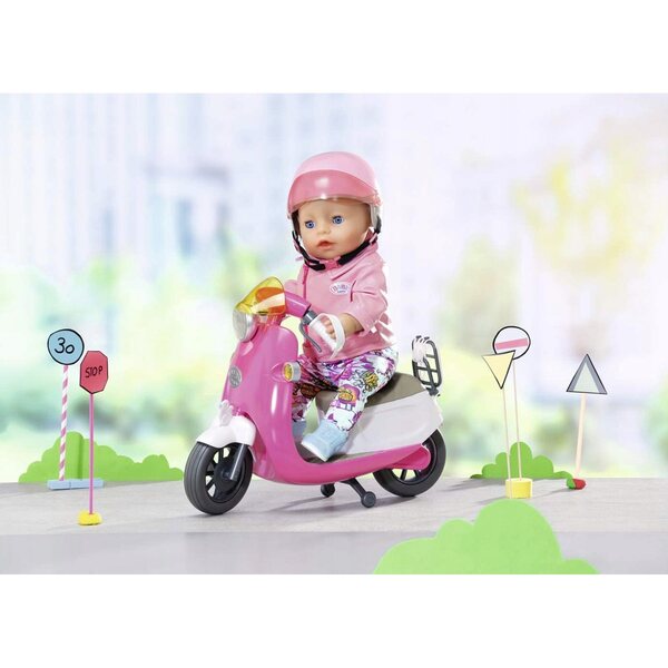 Skuter Baby Born per bambola Zapf Creation, modello danneggiato e non funzionante