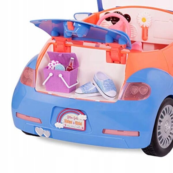 Cabriolet-Auto für Glitter Girls GG57066Z 14-Zoll-Kunststoffpuppen