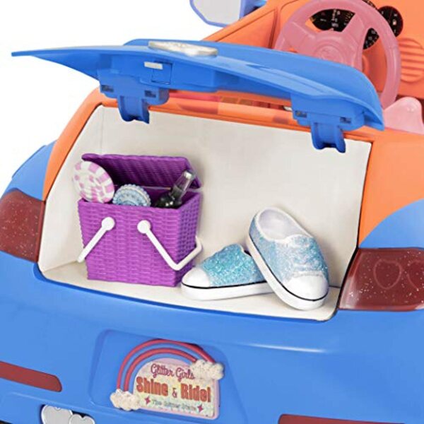 Cabriolet-Auto für Glitter Girls GG57066Z 14-Zoll-Kunststoffpuppen