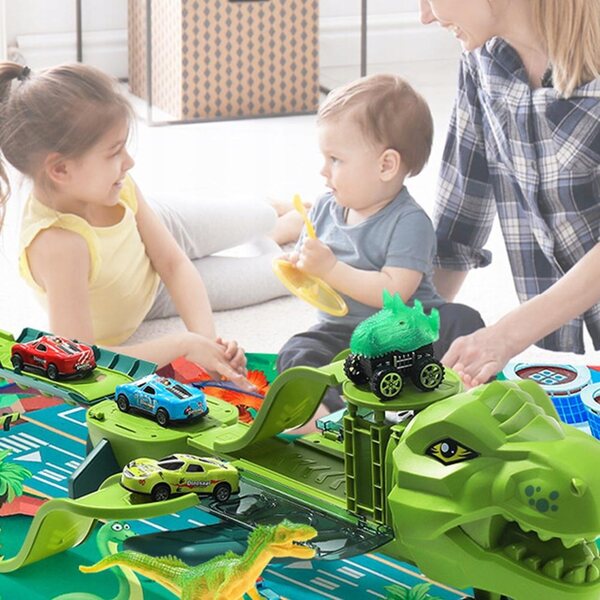 Giocattolo Samolot-Dinosauro con Funzione Pull-Back per Bambini da 3 Anni