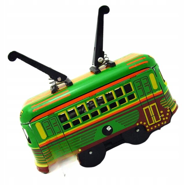 Giocattolo metallico verde a carica per bambini sicuro e creativo