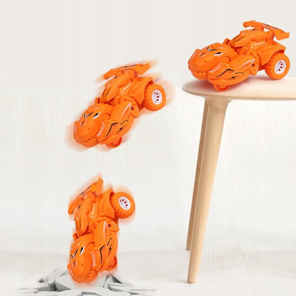 Macchina Trasformabile a Dinosauro per Bambini - Giocattolo Realistico Arancione