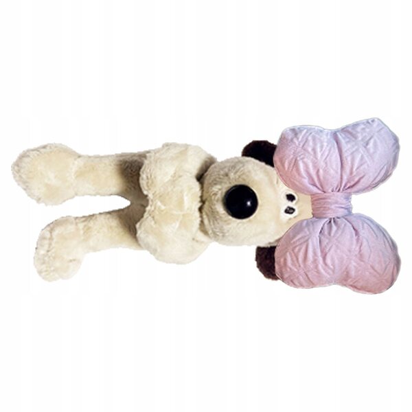 Decorazione Peluche Cane per Indicatori e Tergicristalli Auto Viola