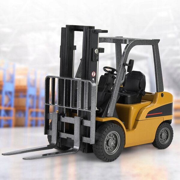 Dziecięcy 1:50 Alloy Engineering Car Forklift Model zabawkowy pojazd