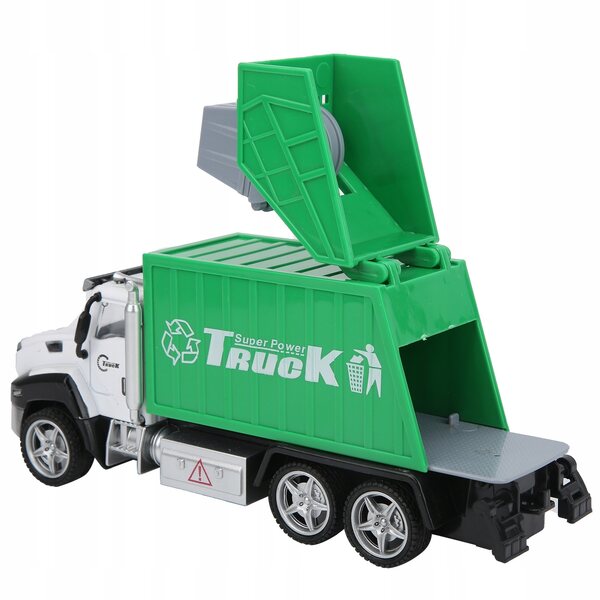 American Sanitation Pull Back Sweeper-Automodell aus Legierung und Kunststoff im Maßstab 1:42
