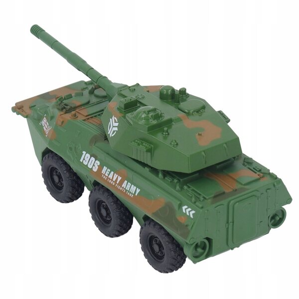 Giocattolo camion militare con trazione pull-back in metallo per bambini
