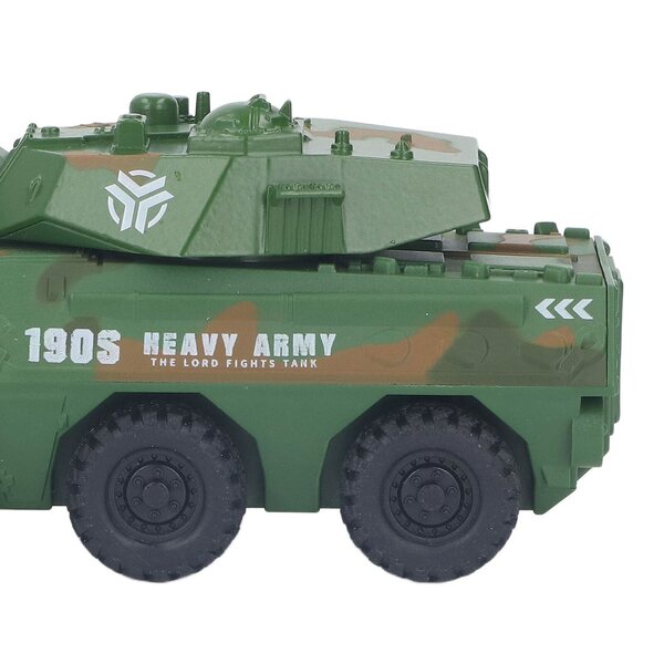 Giocattolo camion militare con trazione pull-back in metallo per bambini