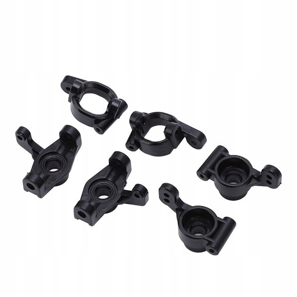 Set Blocchi Sterzo e Posteriori per WLtoys 144001 Auto RC in Plastica Nera