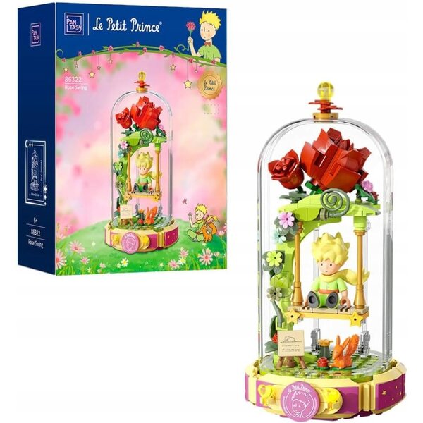 Le Petit Prince-Steinset mit Minifigur und eleganter Dekoration