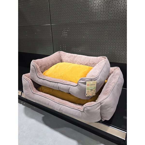 Cuccia rettangolare Ocker 60x50x20 cm per cuccioli con rivestimento rimovibile