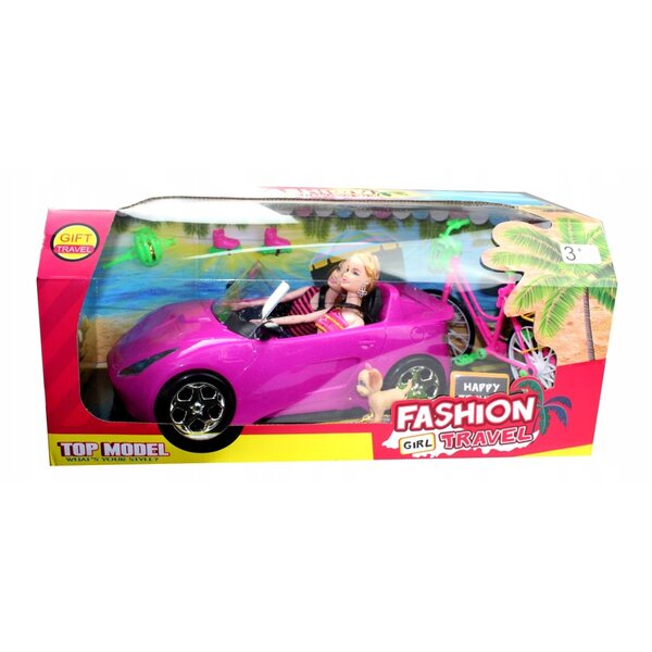 Gazelo-Puppenspielzeugauto aus CE-zertifiziertem Kunststoff, ab 3 Jahren