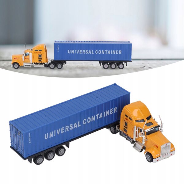 Container-LKW-Modell 1:65 – Legierungsspielzeug für Kinder und Sammler