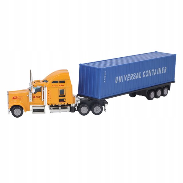 Container-LKW-Modell 1:65 – Legierungsspielzeug für Kinder und Sammler