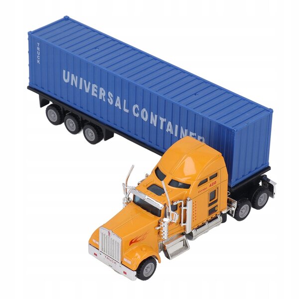 Container-LKW-Modell 1:65 – Legierungsspielzeug für Kinder und Sammler