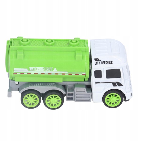 Giocattolo camion dei rifiuti con cisterna per bambini - veicolo in plastica inerte
