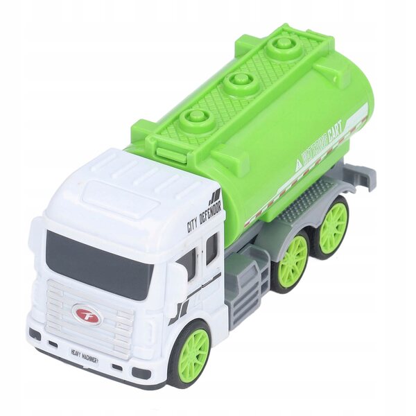 Giocattolo camion dei rifiuti con cisterna per bambini - veicolo in plastica inerte