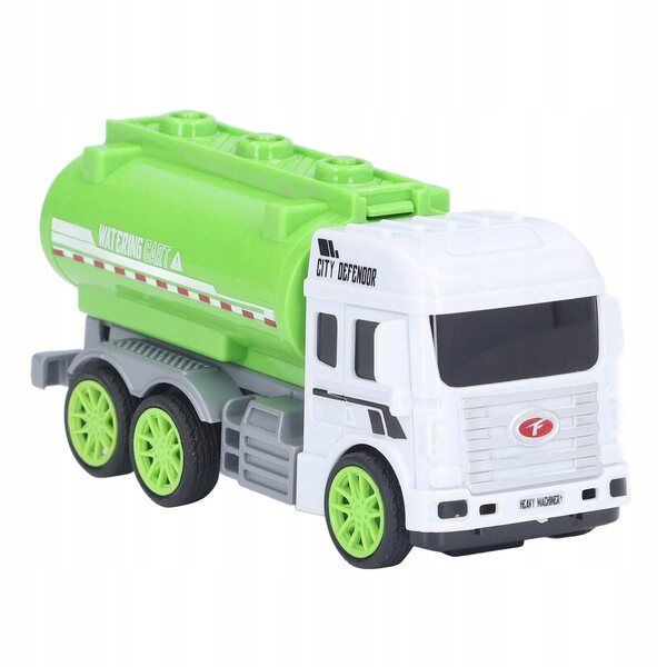 Giocattolo camion dei rifiuti con cisterna per bambini - veicolo in plastica inerte