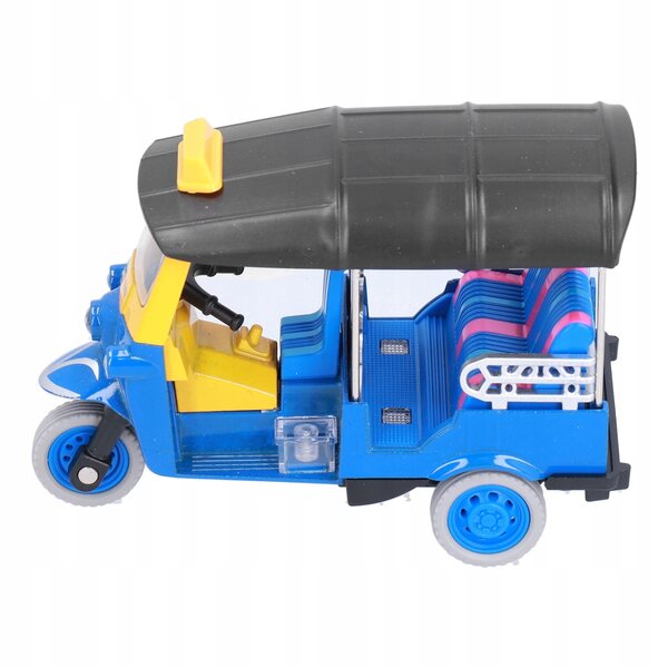 Modello Giocattolo Triciclo Thai Blu in Lega di Metallo per Bambini 3+