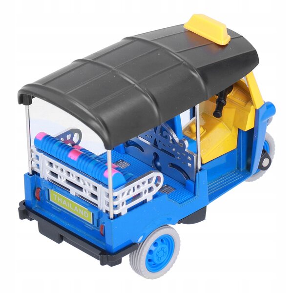 Modello Giocattolo Triciclo Thai Blu in Lega di Metallo per Bambini 3+