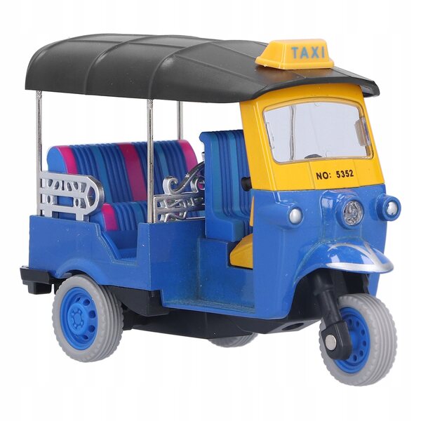 Modello Giocattolo Triciclo Thai Blu in Lega di Metallo per Bambini 3+