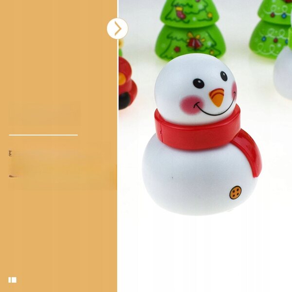 Set mit 8 bunten Rückziehautos mit Weihnachtsmotiv für Kinder