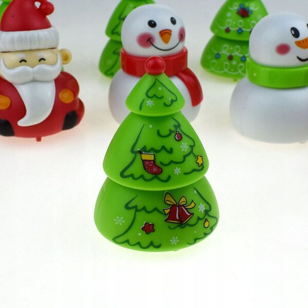 Set mit 8 bunten Rückziehautos mit Weihnachtsmotiv für Kinder