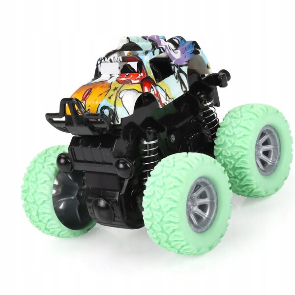 Mini-Geländewagen mit Federung und 360°-Drehung für Kinder – grün