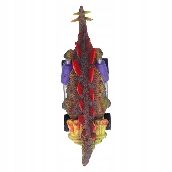 Macchinina giocattolo pull-back con dino, per bambini 2+ anni, plastica resistente