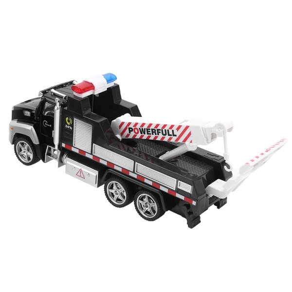 Metallauto mit Federrücklauf, amerikanische Polizei, Modell 1:42