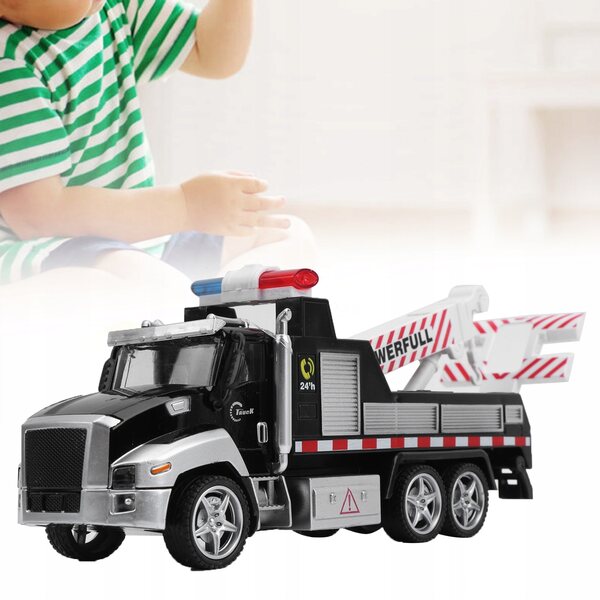 Metallauto mit Federrücklauf, amerikanische Polizei, Modell 1:42