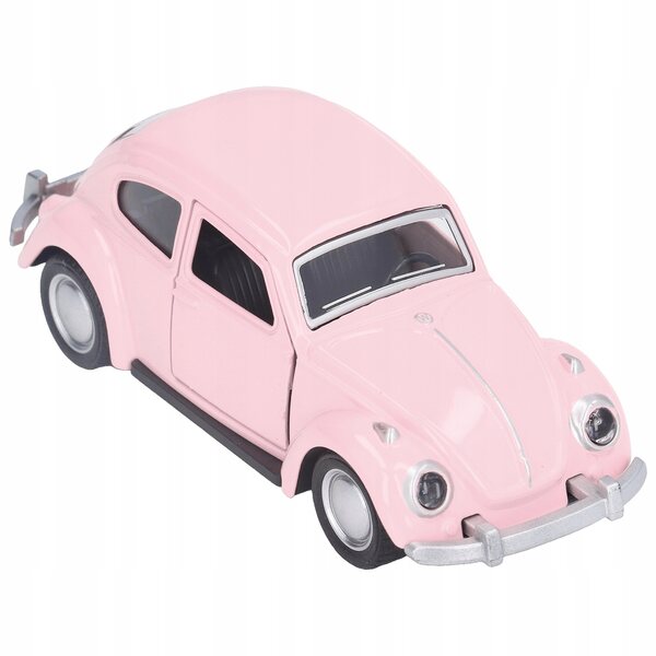 Modello Auto Vintage Pull Back 1:36 in Metallo Rosa Chiaro per Bambini