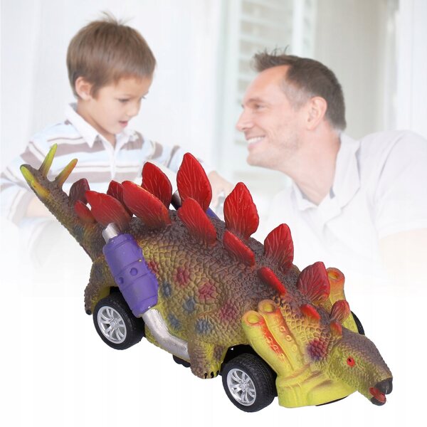 Macchinina Giocattolo Dinosauro a Frizione per Bambini 2+ con Design 4x4