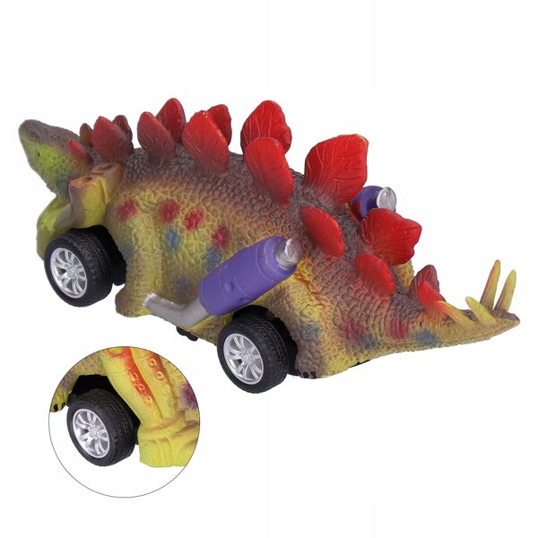 Macchinina Giocattolo Dinosauro a Frizione per Bambini 2+ con Design 4x4
