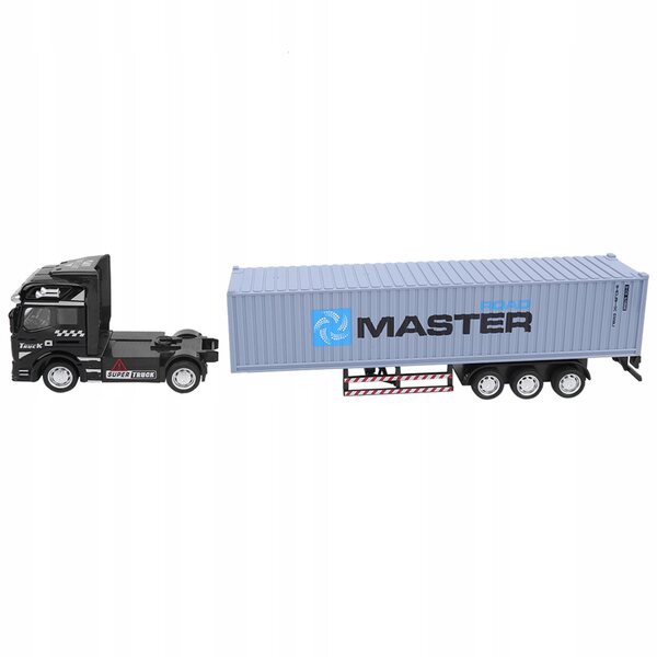 Graues Container-LKW-Modell aus Metalllegierung für Kinder ab 3 Jahren